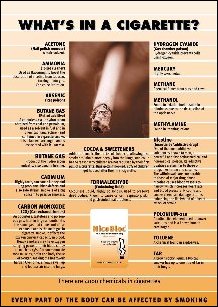 What chemicals are in cigarettes